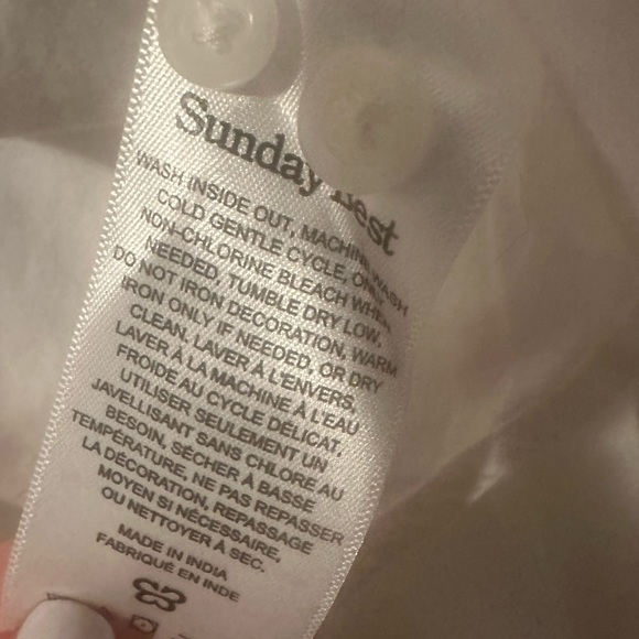 Sunday Best by Aritzia Poppy Poplin shit BNWT - Picture 5 of 7